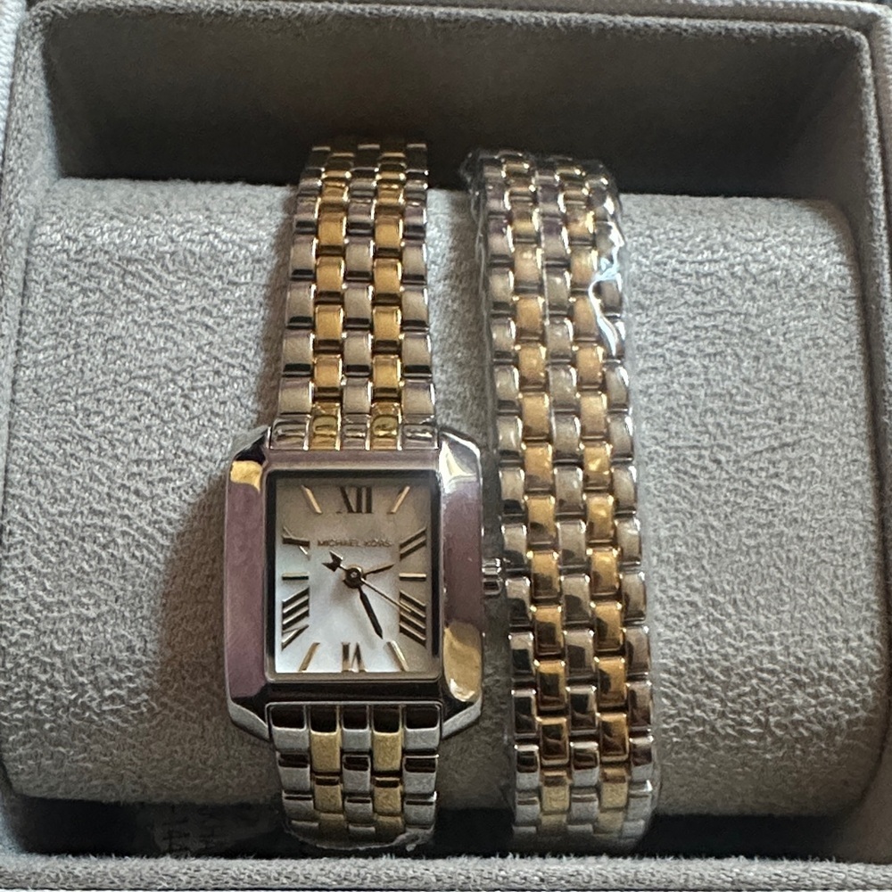 Michael Kors two-tone watch